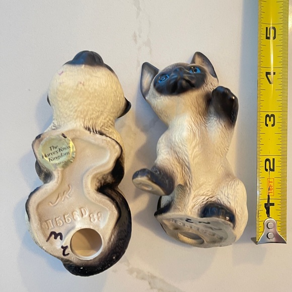 VTG Set of SIAMESE CAT figurines by Harvey Knox made in Japan - Picture 5 of 6